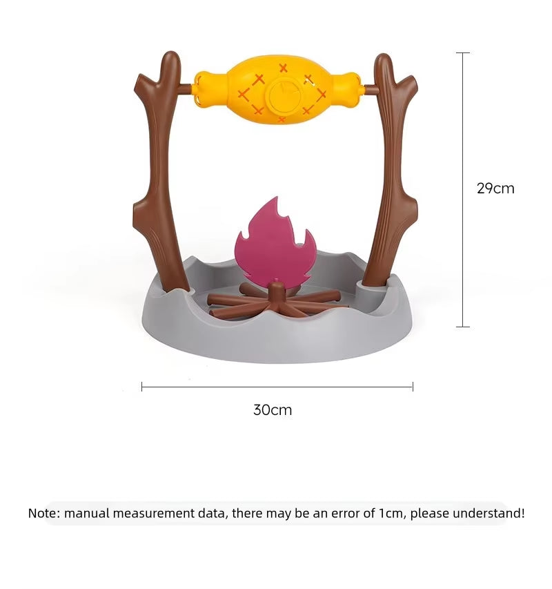 Interactive Roasted Chicken Leg Toy for Cats and Dogs - 360° Rotating Slow Feeder for Fun and Learning
