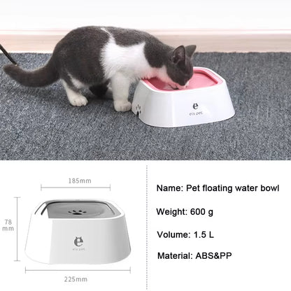 Spill-Proof Dog Water Bowl with Floating Design - Keep Your Pet Hydrated and Clean!