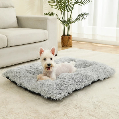Luxurious Soft Plush Dog Bed - The Ultimate Cozy Retreat for Your Beloved Pets