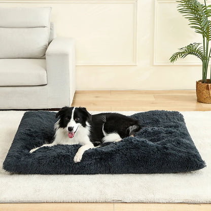 Luxurious Soft Plush Dog Bed - The Ultimate Cozy Retreat for Your Beloved Pets