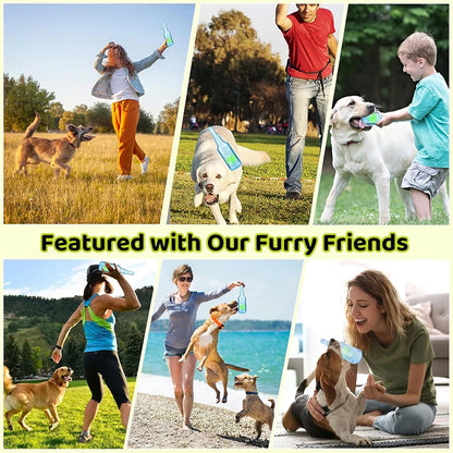 Interactive Chew Squeaky Tennis Ball for Dogs - Durable Self-Entertainment Toy for Teething Relief