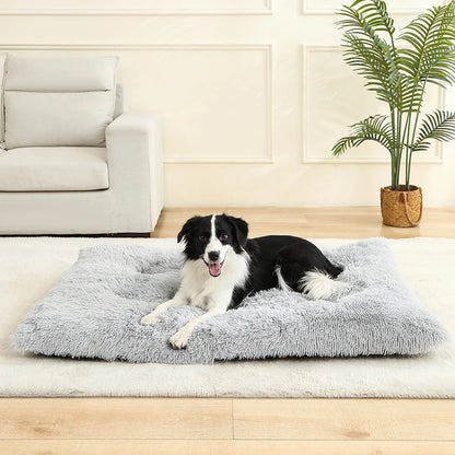 Luxurious Soft Plush Dog Bed - The Ultimate Cozy Retreat for Your Beloved Pets