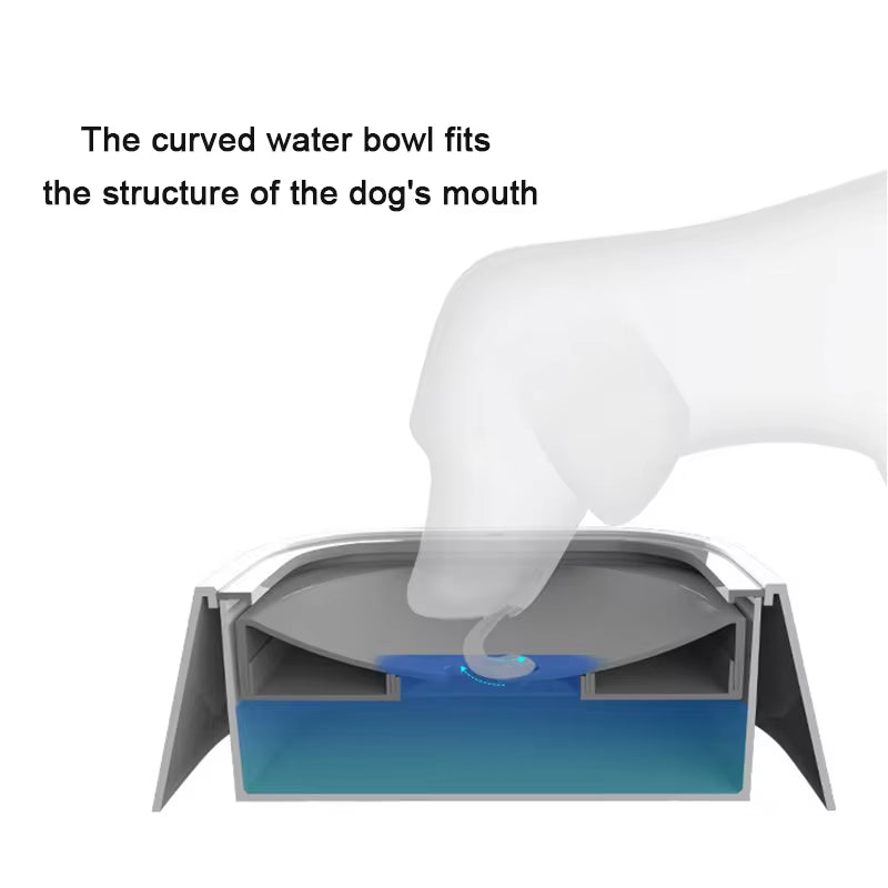 Spill-Proof Dog Water Bowl with Floating Design - Keep Your Pet Hydrated and Clean!